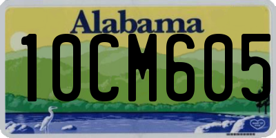 AL license plate 10CM605
