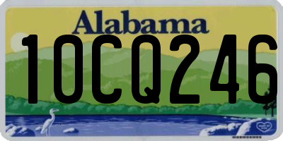 AL license plate 10CQ246