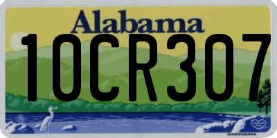 AL license plate 10CR307