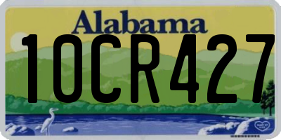 AL license plate 10CR427