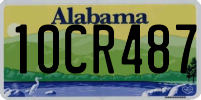 AL license plate 10CR487