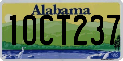 AL license plate 10CT237