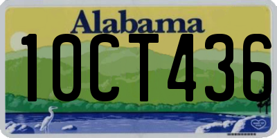 AL license plate 10CT436