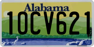 AL license plate 10CV621