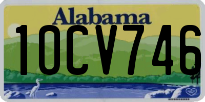 AL license plate 10CV746