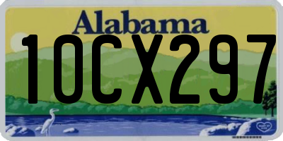 AL license plate 10CX297