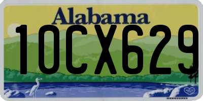 AL license plate 10CX629