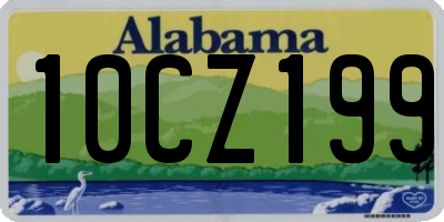 AL license plate 10CZ199