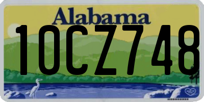 AL license plate 10CZ748