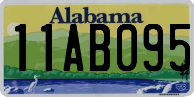 AL license plate 11AB095