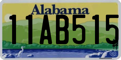 AL license plate 11AB515