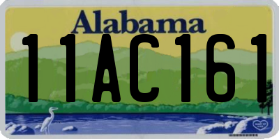 AL license plate 11AC161