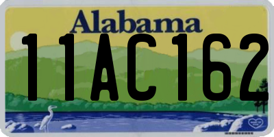 AL license plate 11AC162