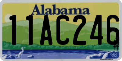 AL license plate 11AC246