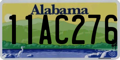 AL license plate 11AC276
