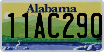 AL license plate 11AC290
