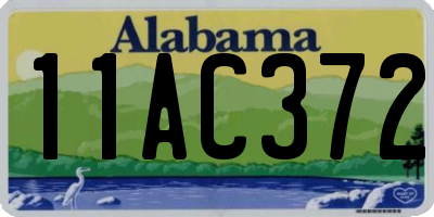 AL license plate 11AC372