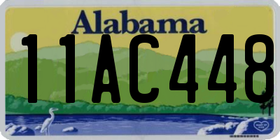 AL license plate 11AC448