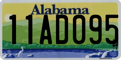 AL license plate 11AD095
