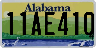 AL license plate 11AE410