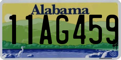 AL license plate 11AG459