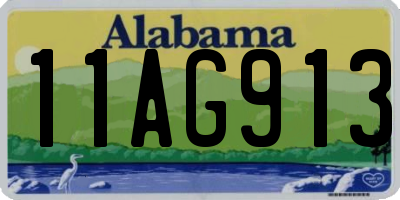 AL license plate 11AG913