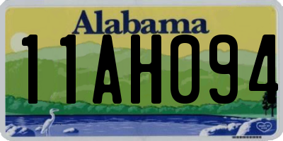 AL license plate 11AH094
