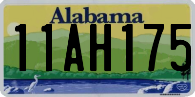 AL license plate 11AH175