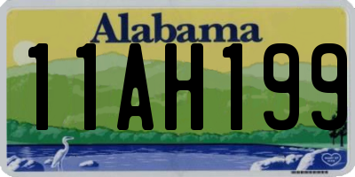 AL license plate 11AH199