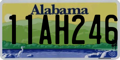 AL license plate 11AH246