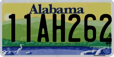 AL license plate 11AH262