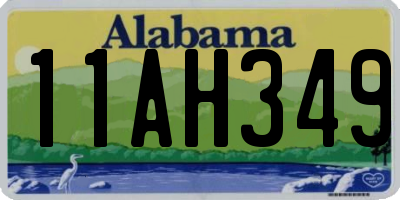 AL license plate 11AH349