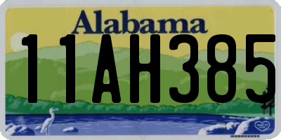 AL license plate 11AH385