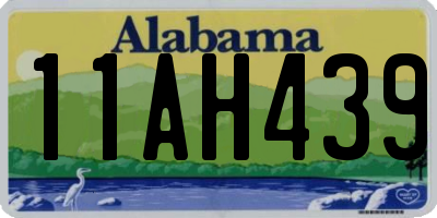 AL license plate 11AH439
