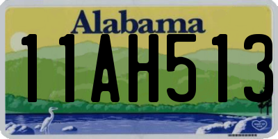 AL license plate 11AH513