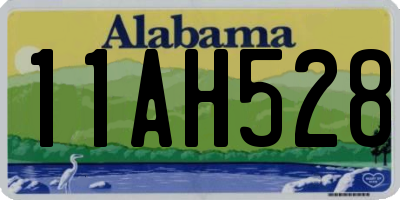 AL license plate 11AH528
