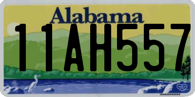 AL license plate 11AH557