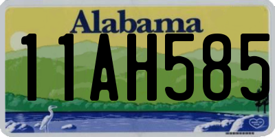 AL license plate 11AH585