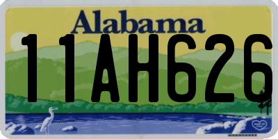 AL license plate 11AH626