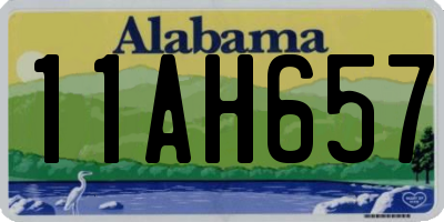 AL license plate 11AH657