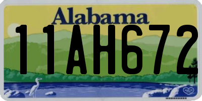 AL license plate 11AH672