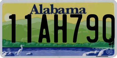 AL license plate 11AH790