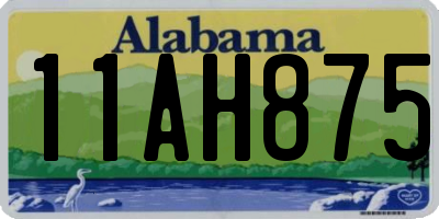 AL license plate 11AH875
