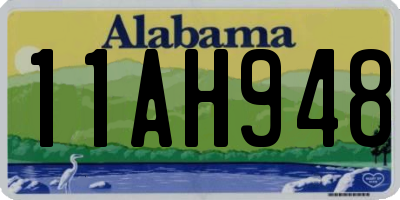 AL license plate 11AH948