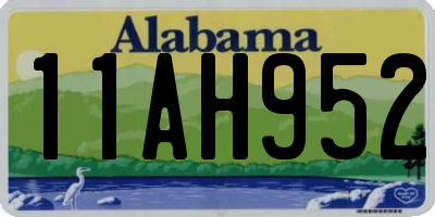 AL license plate 11AH952
