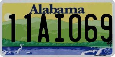 AL license plate 11AI069