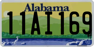 AL license plate 11AI169