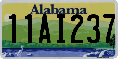 AL license plate 11AI237
