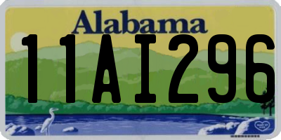 AL license plate 11AI296