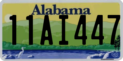 AL license plate 11AI447